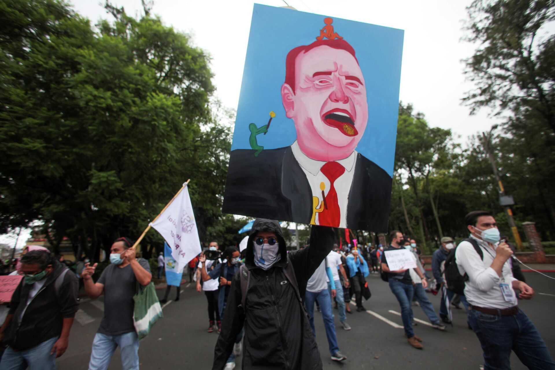 Protestas contra el presidente de Guatemala Alejandro Giammatei - Sputnik Mundo, 1920, 29.07.2021