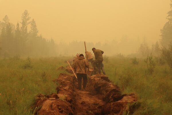 Los incendios forestales en Yakutia, Rusia - Sputnik Mundo
