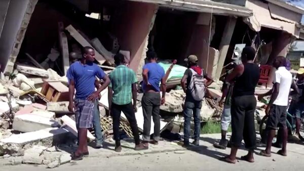 El terremoto en Haití  - Sputnik Mundo