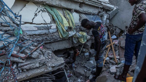 Consecuencias del terremoto en Haití - Sputnik Mundo