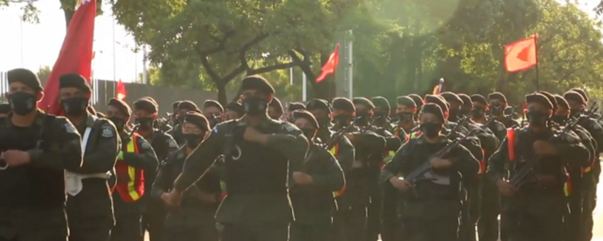 Vídeo: el Ejército de Nicaragua celebra sus 42 años con un desfile en Managua - Sputnik Mundo, 1920, 04.09.2021