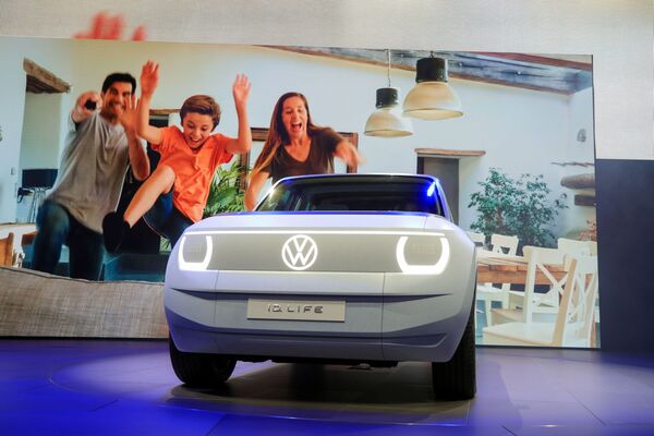 Volkswagen también logrósorprender durante la IAA 2021 con su modelo eléctrico ID. Life. - Sputnik Mundo