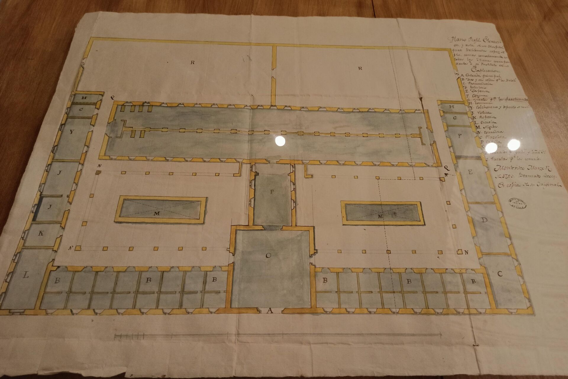 Plano, perfil y elevación del hospital de Montevideo con 150 camas - Sputnik Mundo, 1920, 10.09.2021