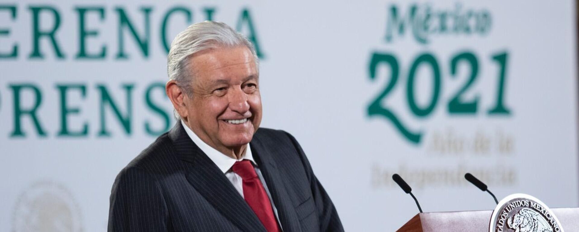 Andrés Manuel López Obrador, presidente de México - Sputnik Mundo, 1920, 13.09.2021