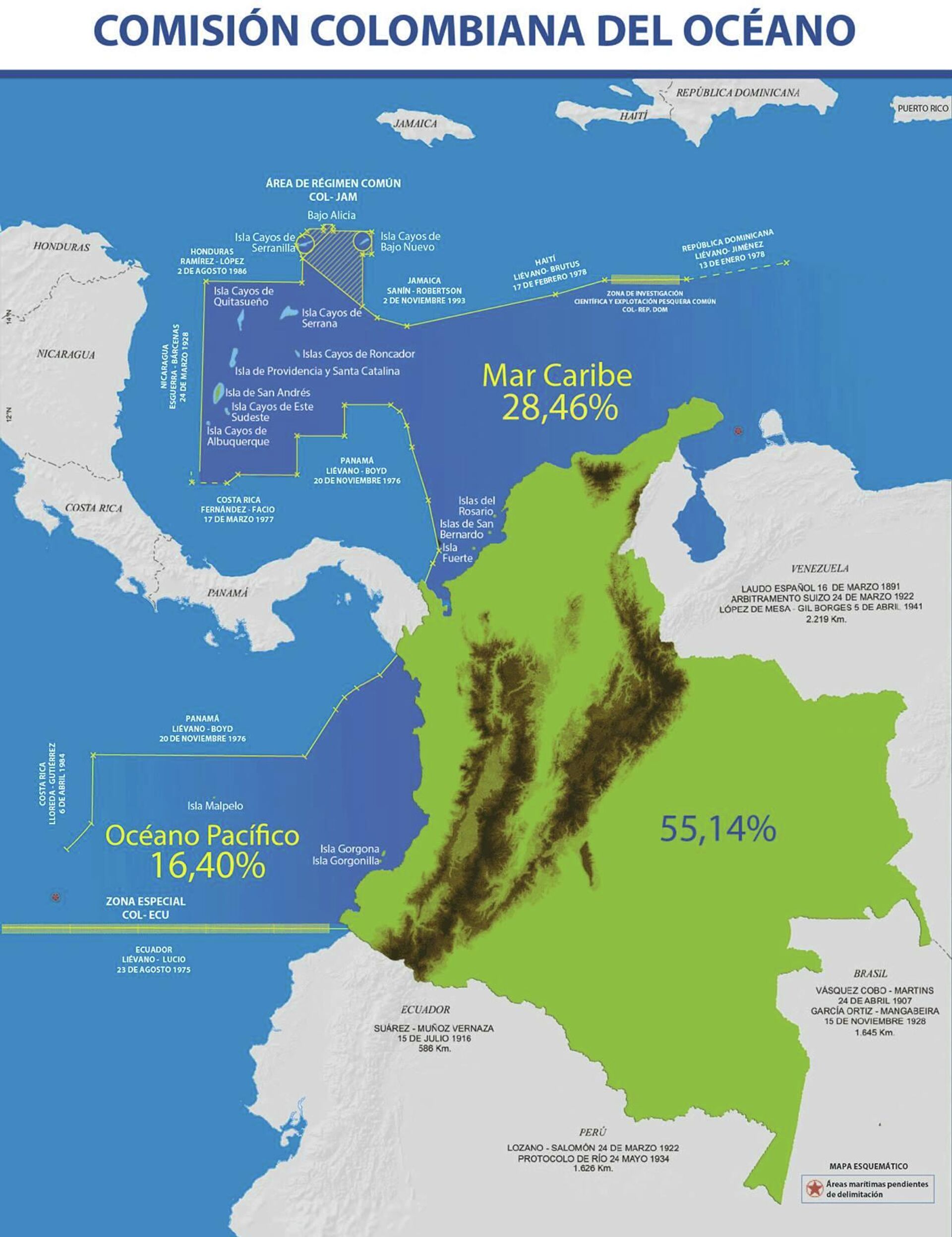 Aguas territoriales de Colombia - Sputnik Mundo, 1920, 14.09.2021