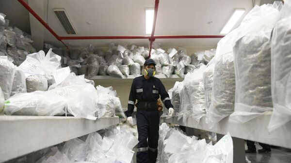 Drogas incautadas por la Policía de Perú - Sputnik Mundo