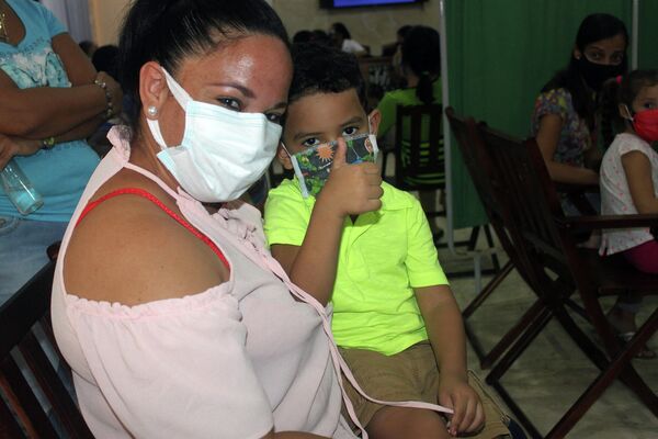 Niños vacunados en Cuba - Sputnik Mundo