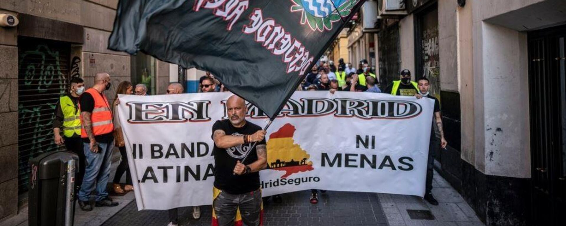 Manifestación neonazi en Chueca, Madrid - Sputnik Mundo, 1920, 20.09.2021