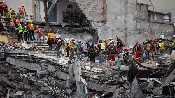 Terremoto del 19 de septiembre de 2017 en México - Sputnik Mundo