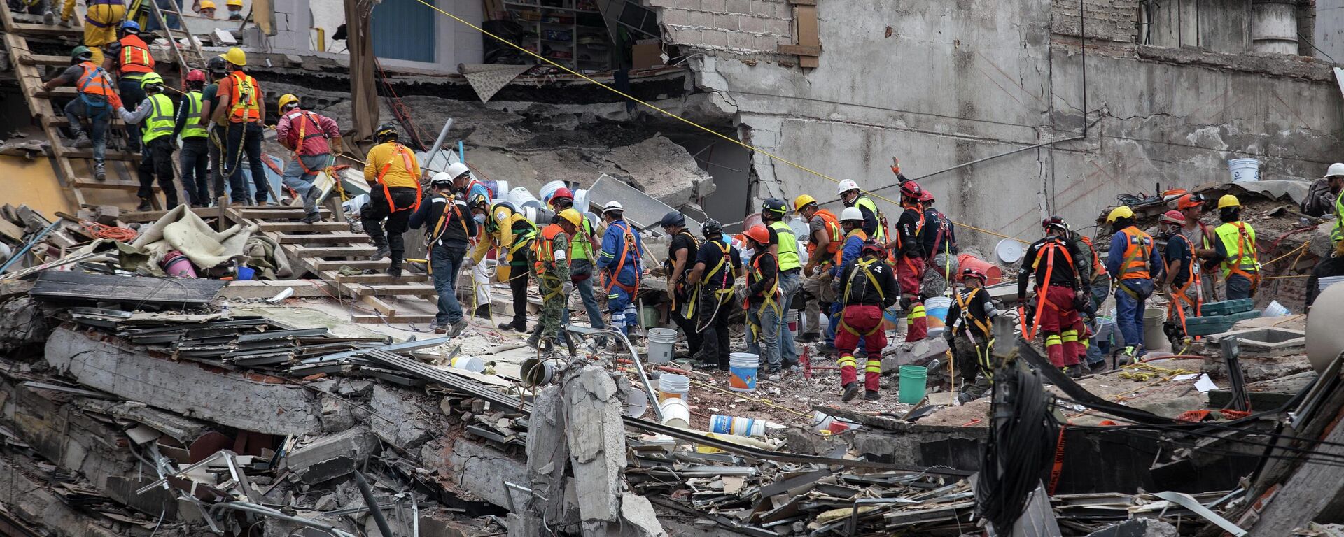 Terremoto del 19 de septiembre de 2017 en México - Sputnik Mundo, 1920, 22.09.2021
