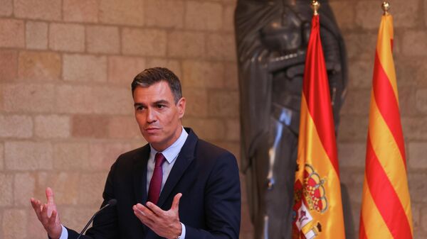 El presidente del Gobierno de España, Pedro Sánchez - Sputnik Mundo
