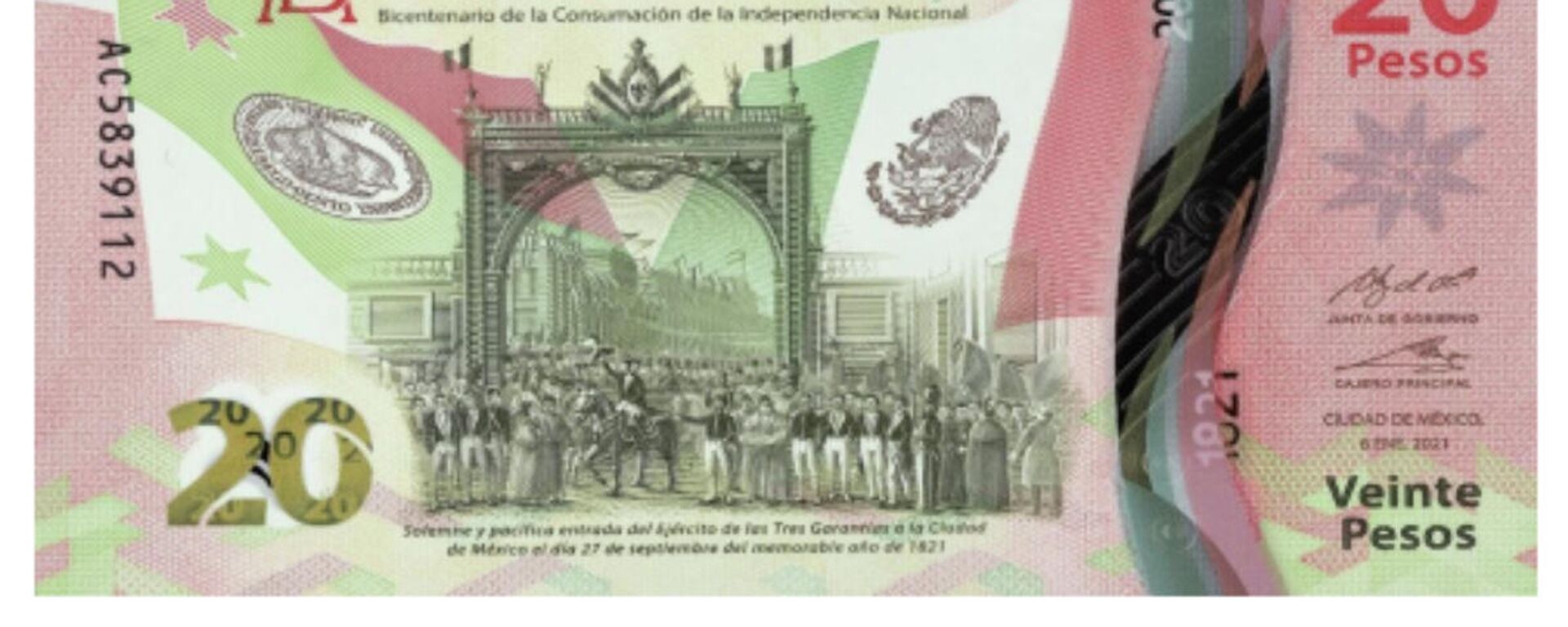 Nuevo billete de 20 pesos en México - Sputnik Mundo, 1920, 24.12.2021