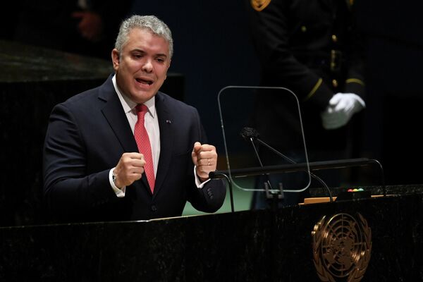Ivan Duque, el presidente de Colombia - Sputnik Mundo