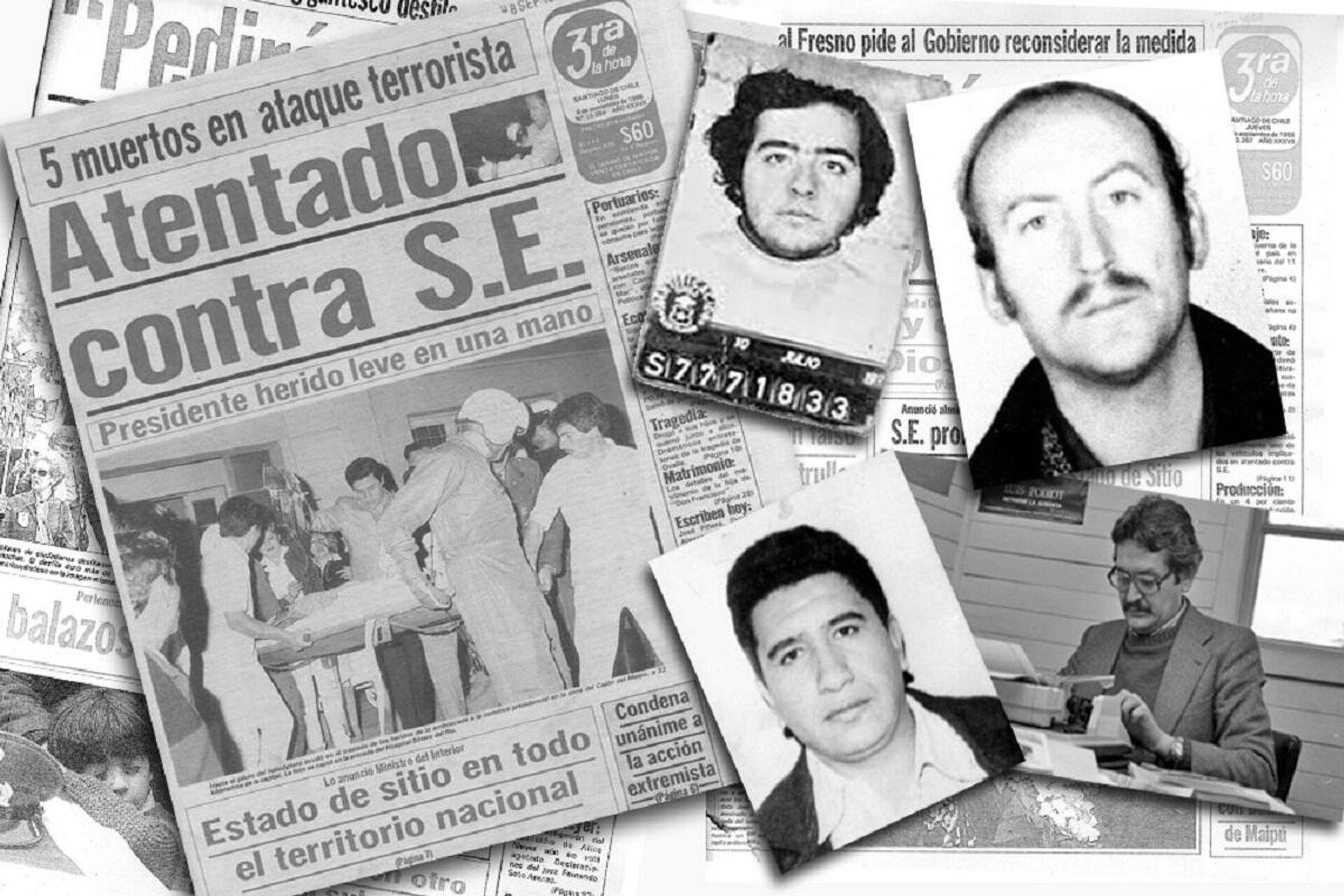  Collage de cuatro víctimas de la dictadura tras el atentado a Pinochet  - Sputnik Mundo, 1920, 30.09.2021