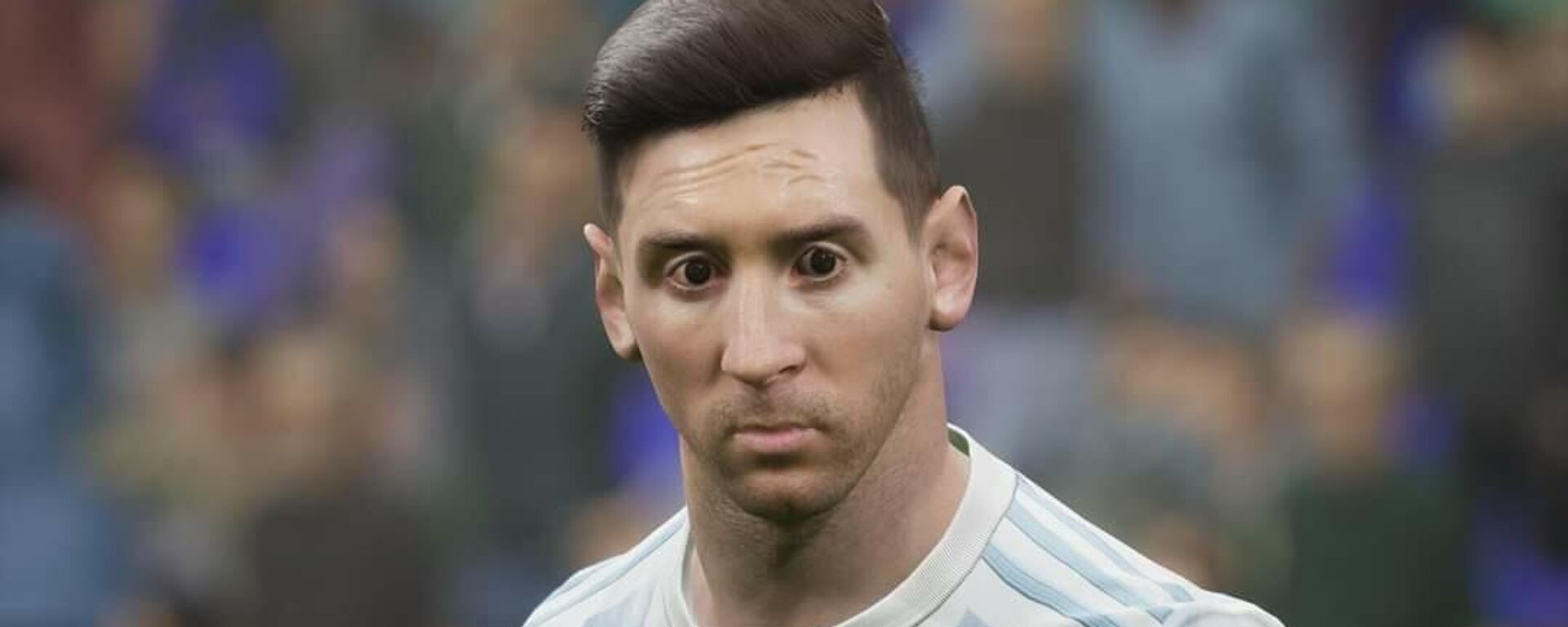 El rostro de Lionel Messi en el videojuego 'eFootball 2022' - Sputnik Mundo, 1920, 01.10.2021