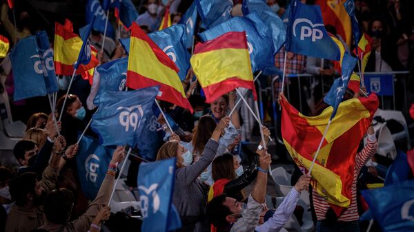 Los partidarios del Partido Popular español - Sputnik Mundo
