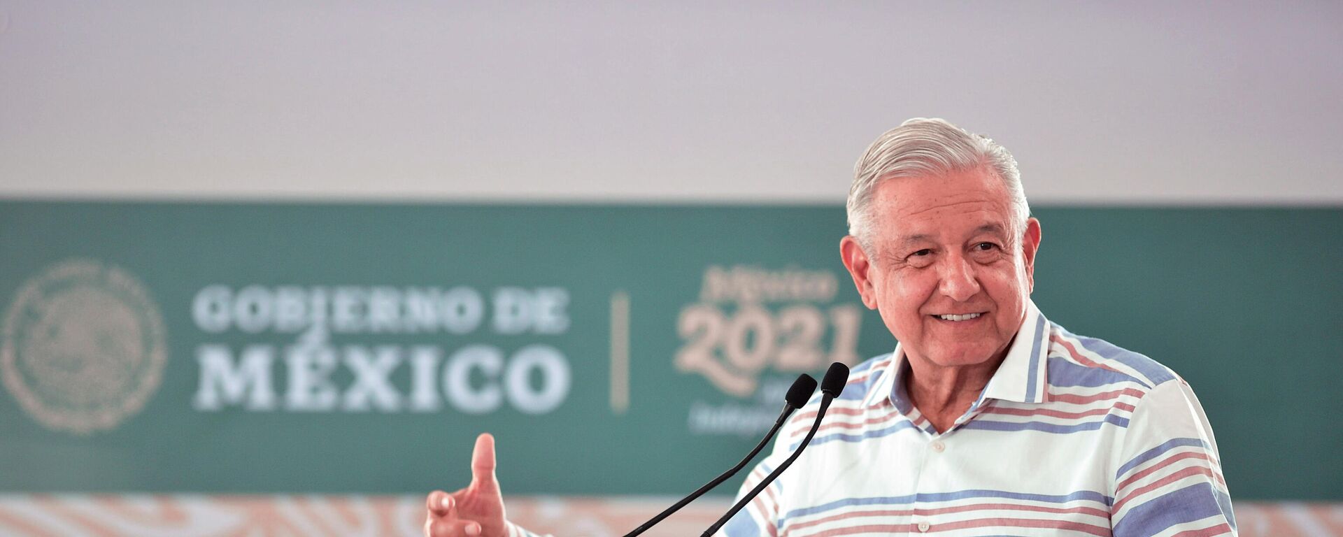 Andrés Manuel López Obrador, presidente de México - Sputnik Mundo, 1920, 04.10.2021