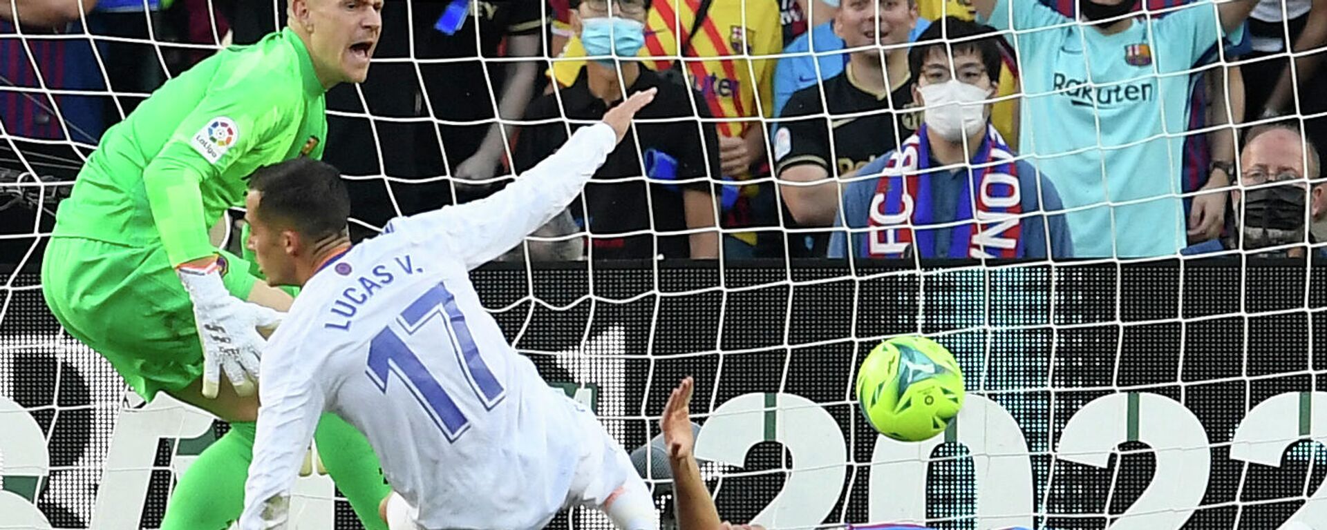Lucas Vázquez marca el segundo gol del Real Madrid ante el FC Barcelona en el Camp Nou - Sputnik Mundo, 1920, 25.10.2021