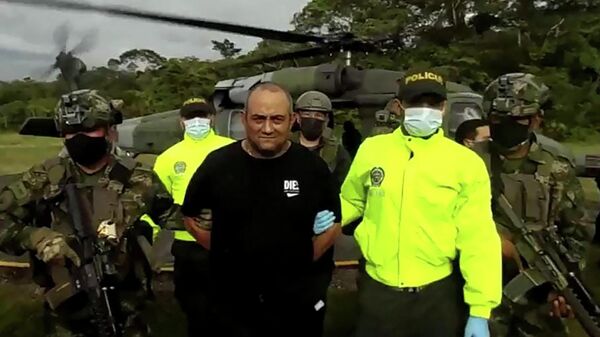 Captura de Dairo Antonio Úsuga David, alias 'Otoniel', narcotraficante colombiano - Sputnik Mundo