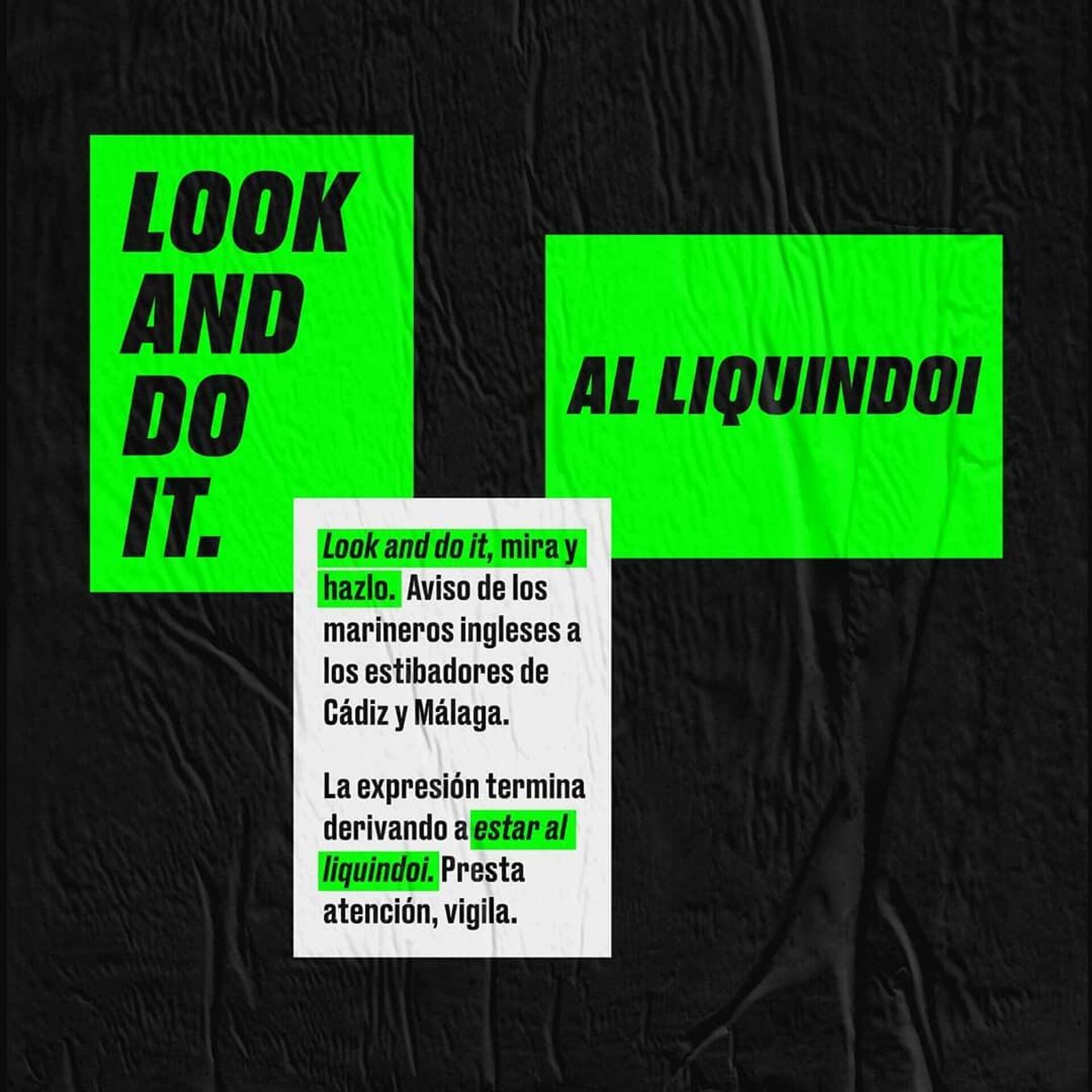 Look and do it, al liquindoi - Sputnik Mundo, 1920, 28.10.2021