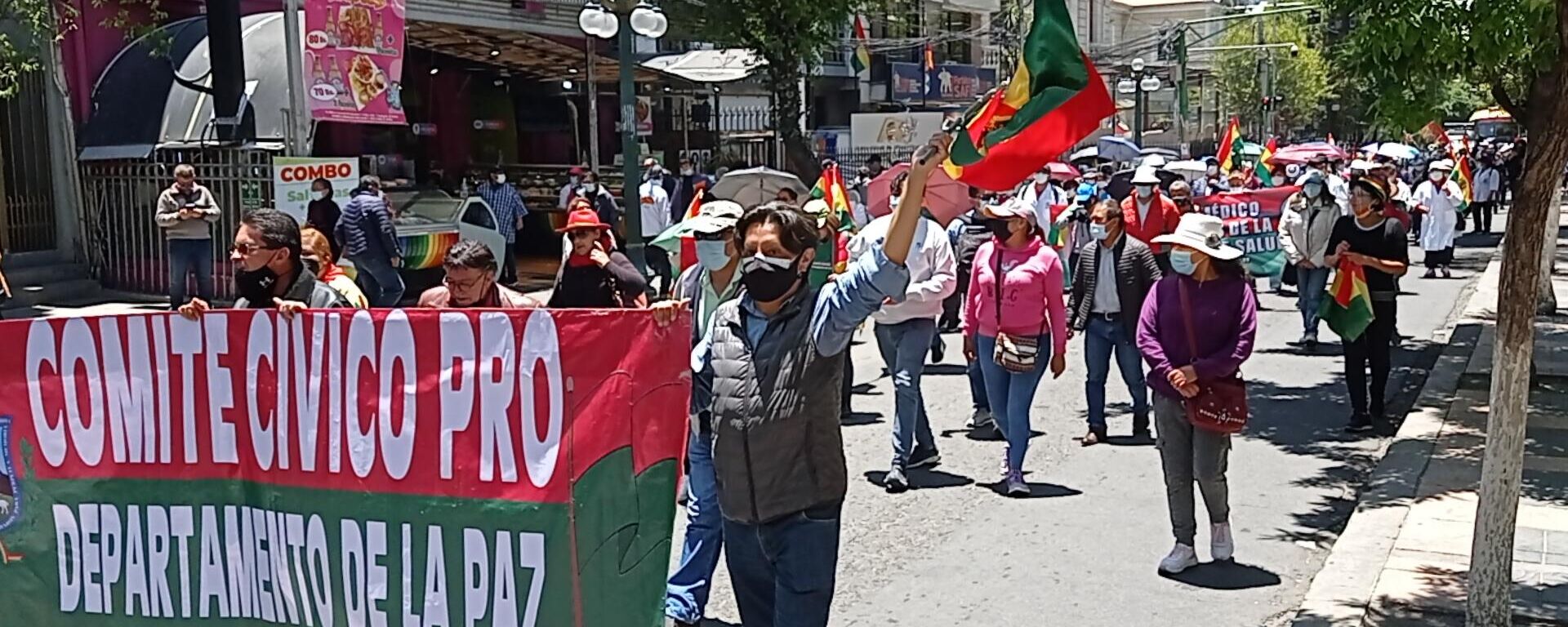 Movilización de protesta contra el Gobierno de Bolivia - Sputnik Mundo, 1920, 15.12.2021