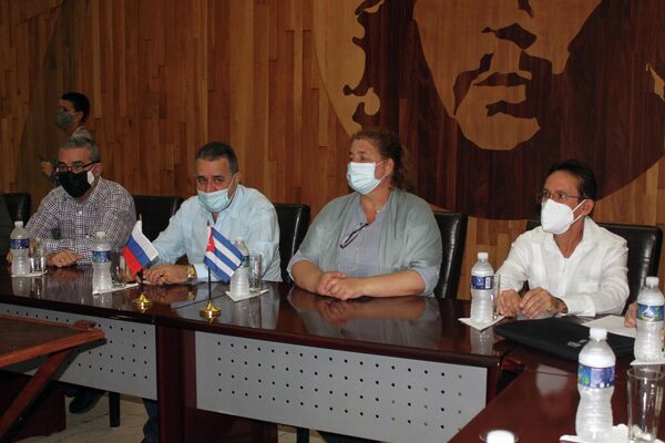 Representantes cubanos del Ministerio de Energía y Minas y la Unión Eléctrica de Cuba - Sputnik Mundo