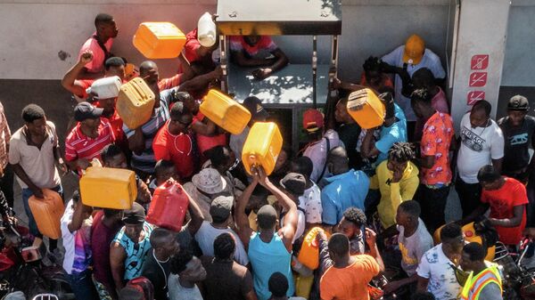 Crisis de combustible en Haití - Sputnik Mundo
