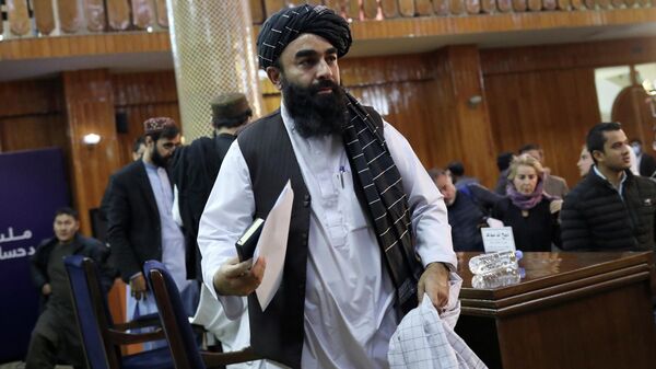 El portavoz del Talibán, Zabihullah Mujahid - Sputnik Mundo