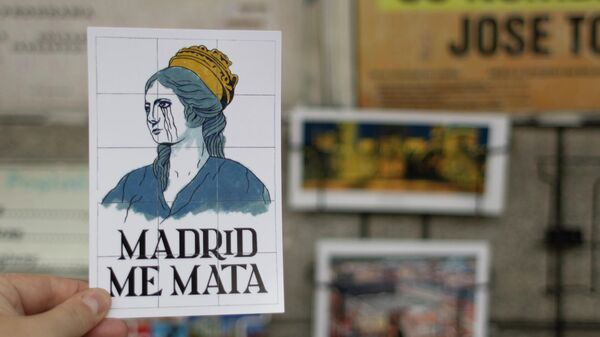 Una postal de la exposición 'Madrid me mata' - Sputnik Mundo