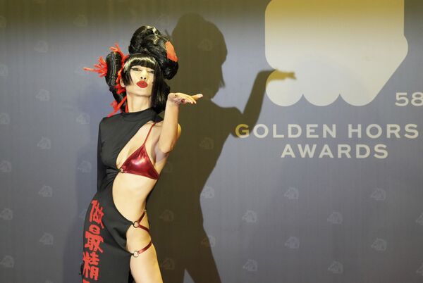 La actriz estadounidense de origen chino Bai Ling en la 58 edición de los Golden Horse Awards en Taipei, Taiwán. - Sputnik Mundo