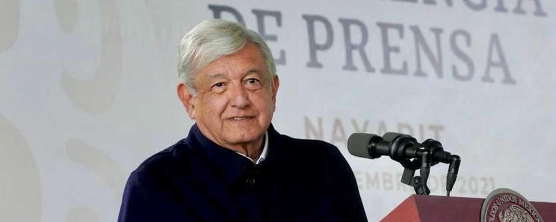 El presidente de México, Andrés Manuel López Obrador. - Sputnik Mundo, 1920, 21.12.2021