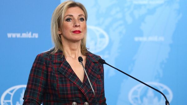 María Zajárova, la portavoz de la Cancillería rusa  - Sputnik Mundo