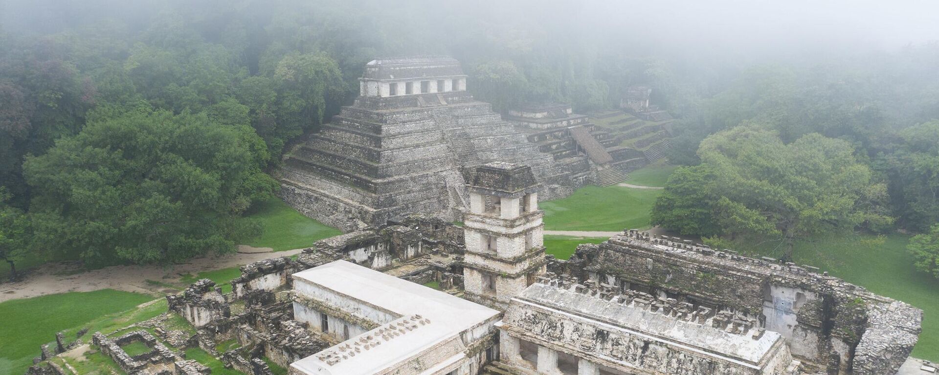La ciudad maya de Palenque, ubicada en la región donde se desarrolla el Tren Maya. - Sputnik Mundo, 1920, 20.12.2021