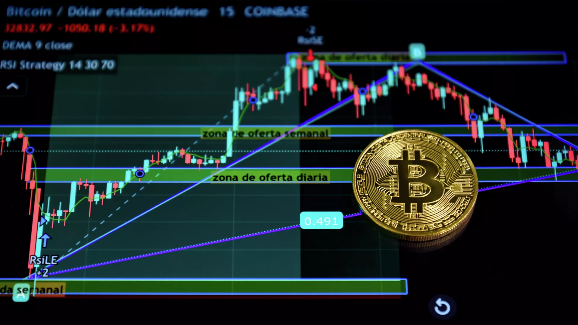 Panel de valores de una criptomoneda (referencial) - Sputnik Mundo, 1920, 26.06.2024