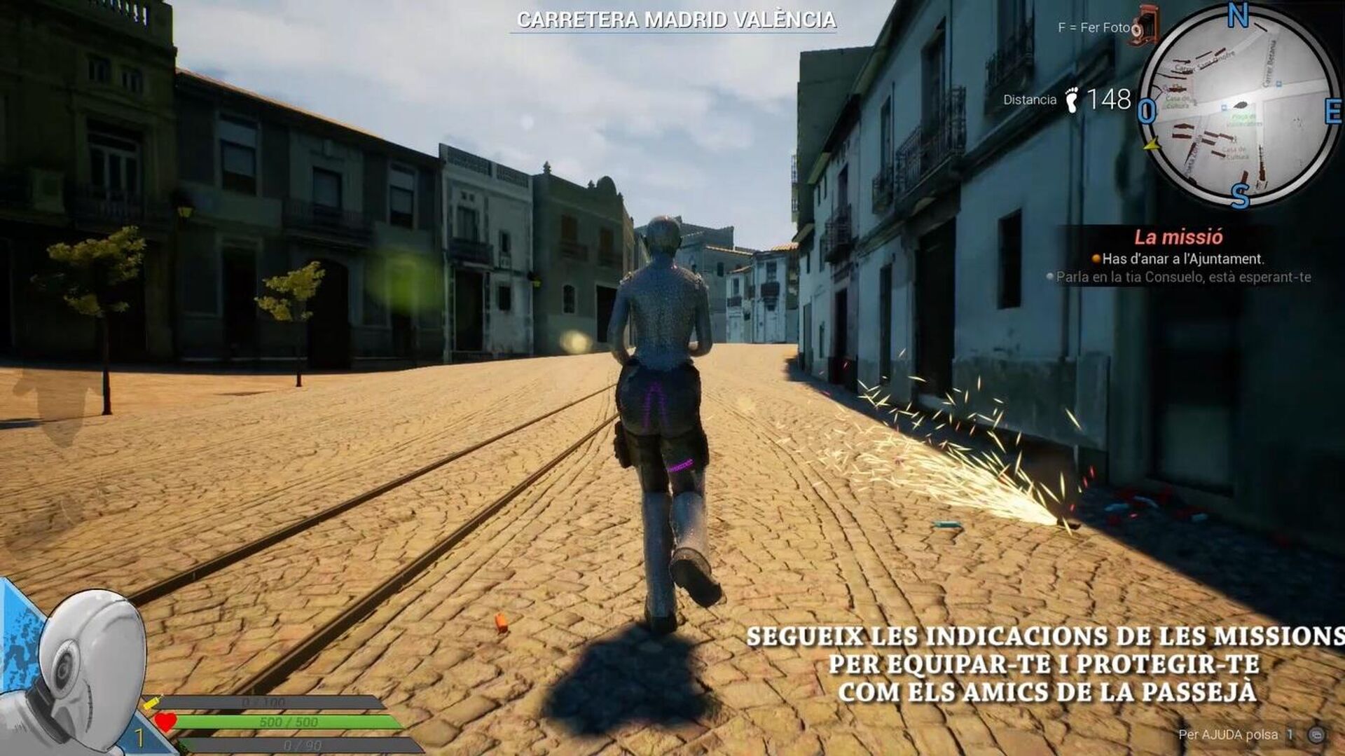 Captura de pantalla del videojuego de La Passejà de Quart de Poblet (Valencia) - Sputnik Mundo, 1920, 10.01.2022