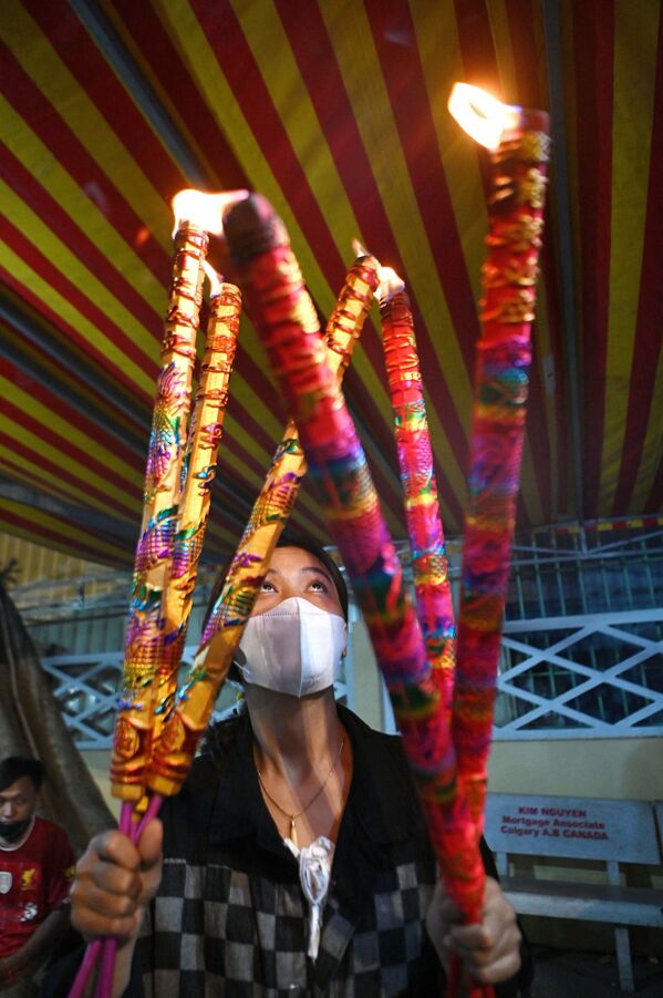 Celebración del Año Nuevo Oriental en Ta Khmao, Camboya. - Sputnik Mundo
