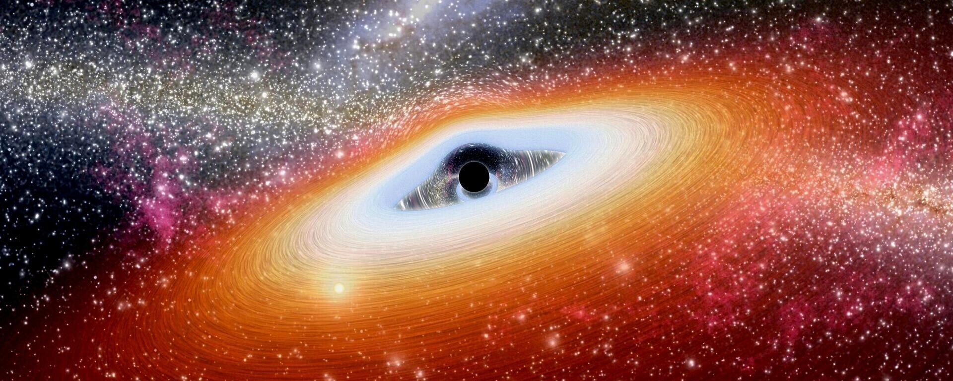 Un agujero negro, imagen ilustrativa - Sputnik Mundo, 1920, 04.02.2022