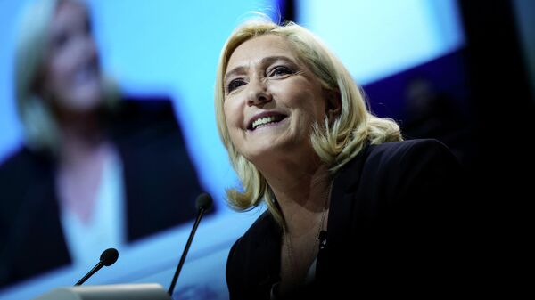Marine Le Pen, líder del partido Unión Nacional - Sputnik Mundo