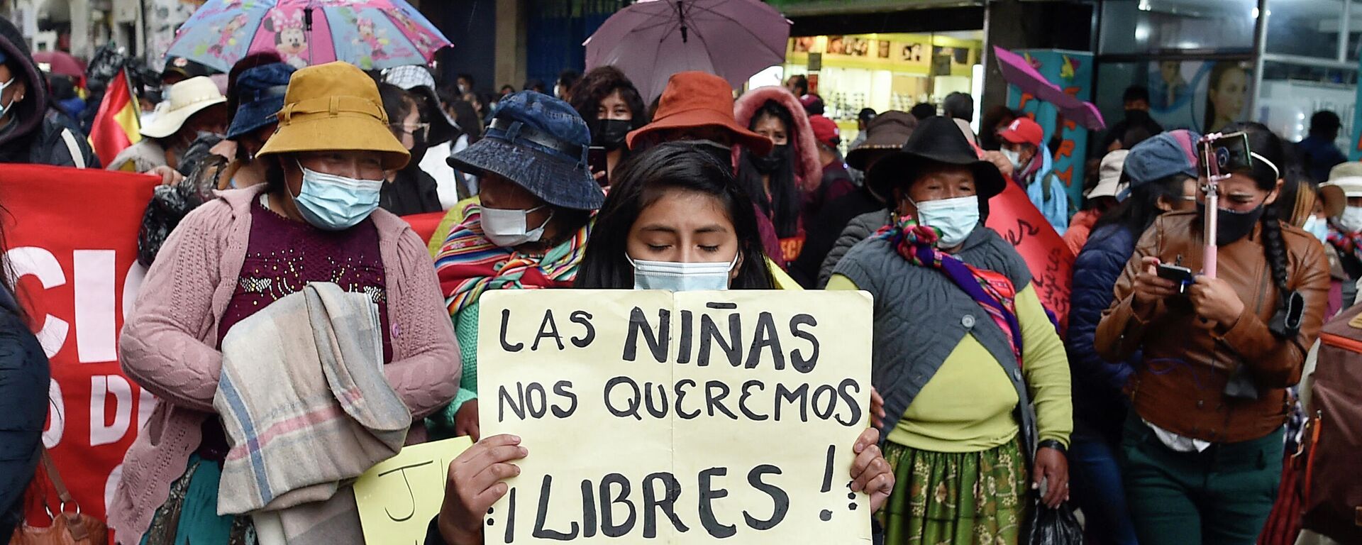 Las protestas contra feminicidios en Bolivia - Sputnik Mundo, 1920, 08.02.2022