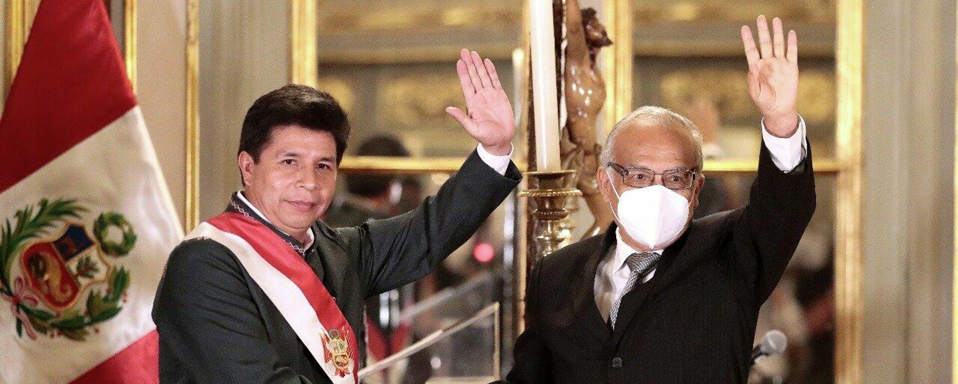 Pedro Castillo, presidente de Perú, y Aníbal Torres, nuevo primer ministro de Perú - Sputnik Mundo, 1920, 28.06.2022