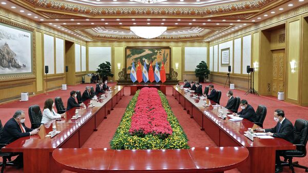 Reunión entre los Gobiernos de Argentina y China (Imagen referencial) - Sputnik Mundo