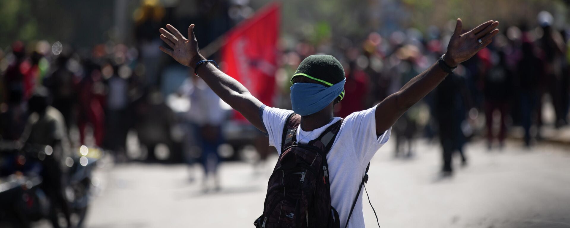 Protestas de empleados textiles por aumentos salariales en Haití - Sputnik Mundo, 1920, 21.02.2022