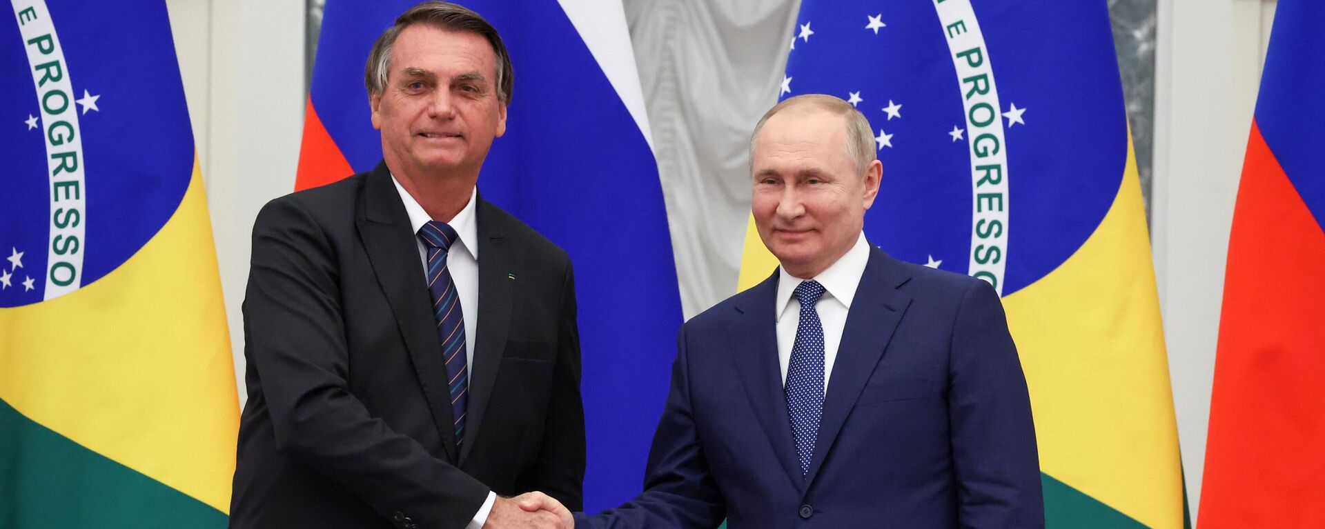 Los presidentes de Brasil y de Rusia, Jair Bolsonaro y Vladímir Putin  - Sputnik Mundo, 1920, 13.07.2022