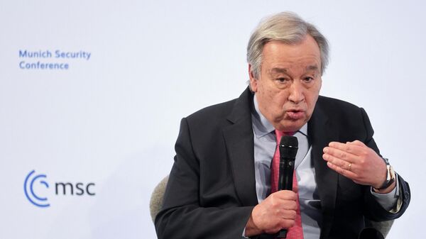 El secretario general de las Naciones Unidas, Antonio Guterres - Sputnik Mundo