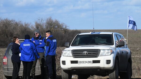 La Misión de OSCE en Donbás, este de Ucrania - Sputnik Mundo