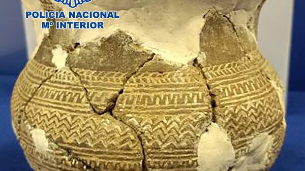 Agentes de la Policía Nacional han recuperado en la provincia de Cáceres unos 12.000 objetos arqueológicos de gran valor histórico. - Sputnik Mundo