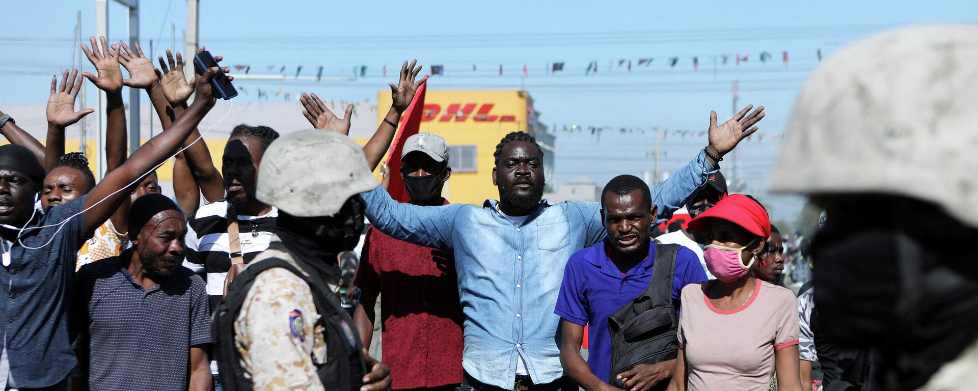 Protesta de empleados del sector textil en Haití - Sputnik Mundo, 1920, 04.03.2022