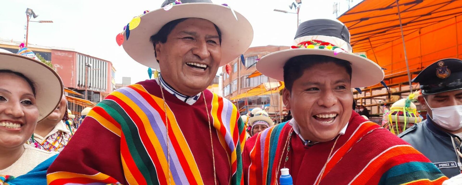 Evo Morales participa en desfile folclórico - Sputnik Mundo, 1920, 24.02.2022