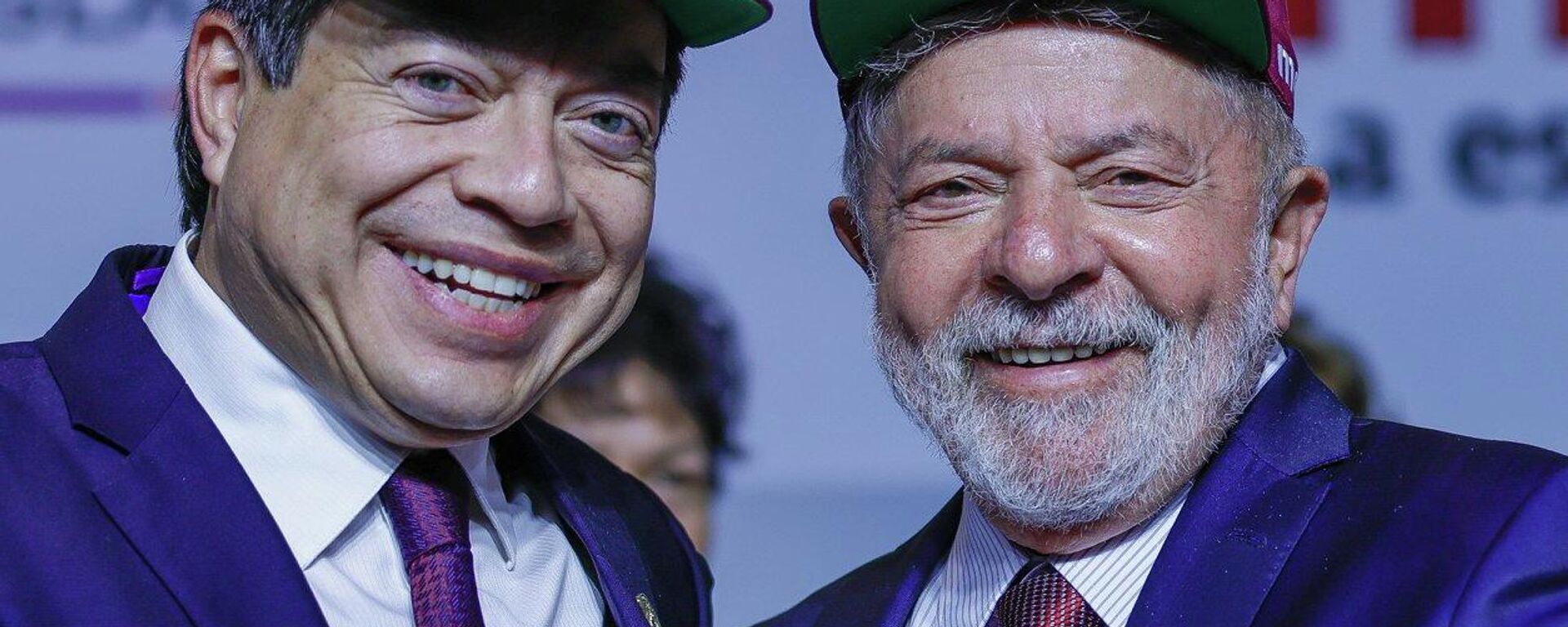 Mario Delgado, dirigente nacional de Morena, y Lula da Silva, expresidente de Brasil - Sputnik Mundo, 1920, 03.03.2022