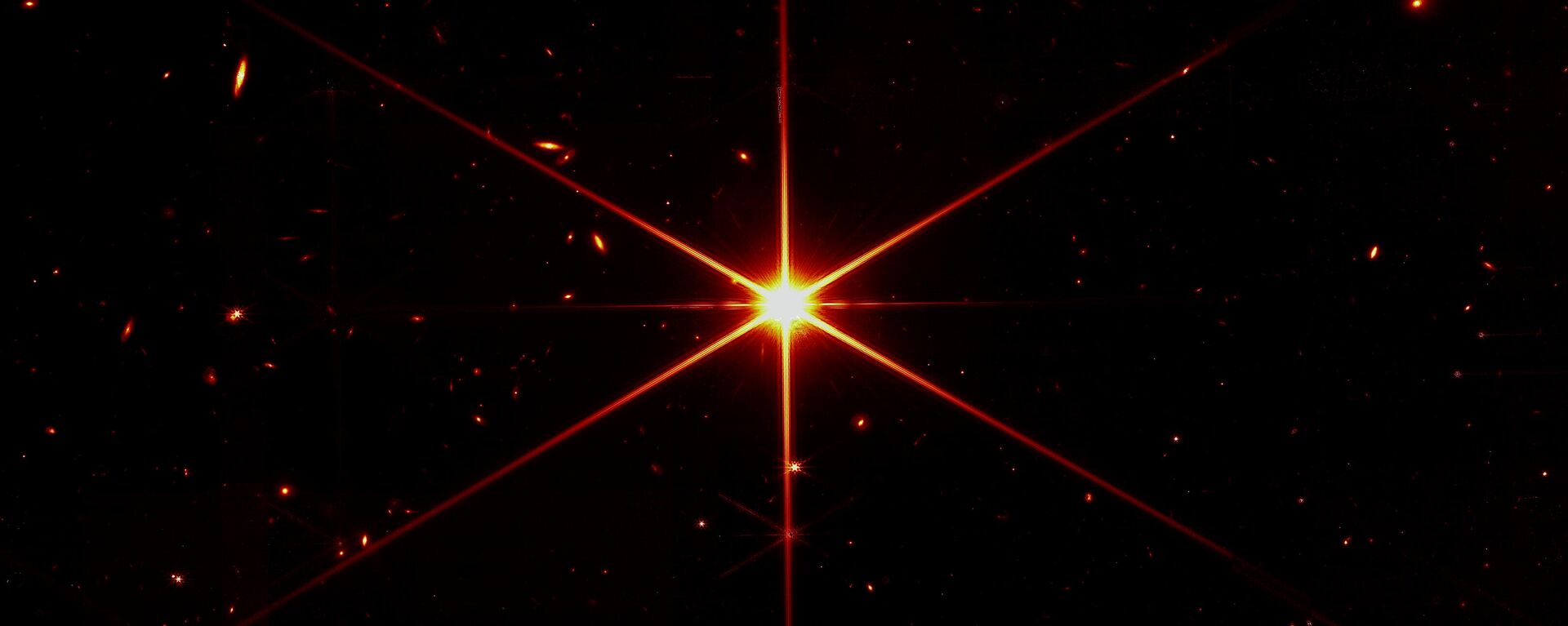 Imagen de evaluación de alineamiento del telescopio James Webb - Sputnik Mundo, 1920, 17.03.2022